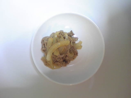豚肉と玉ねぎの生姜煮