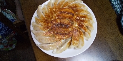 羽根つき餃子の焼き方✧˖°