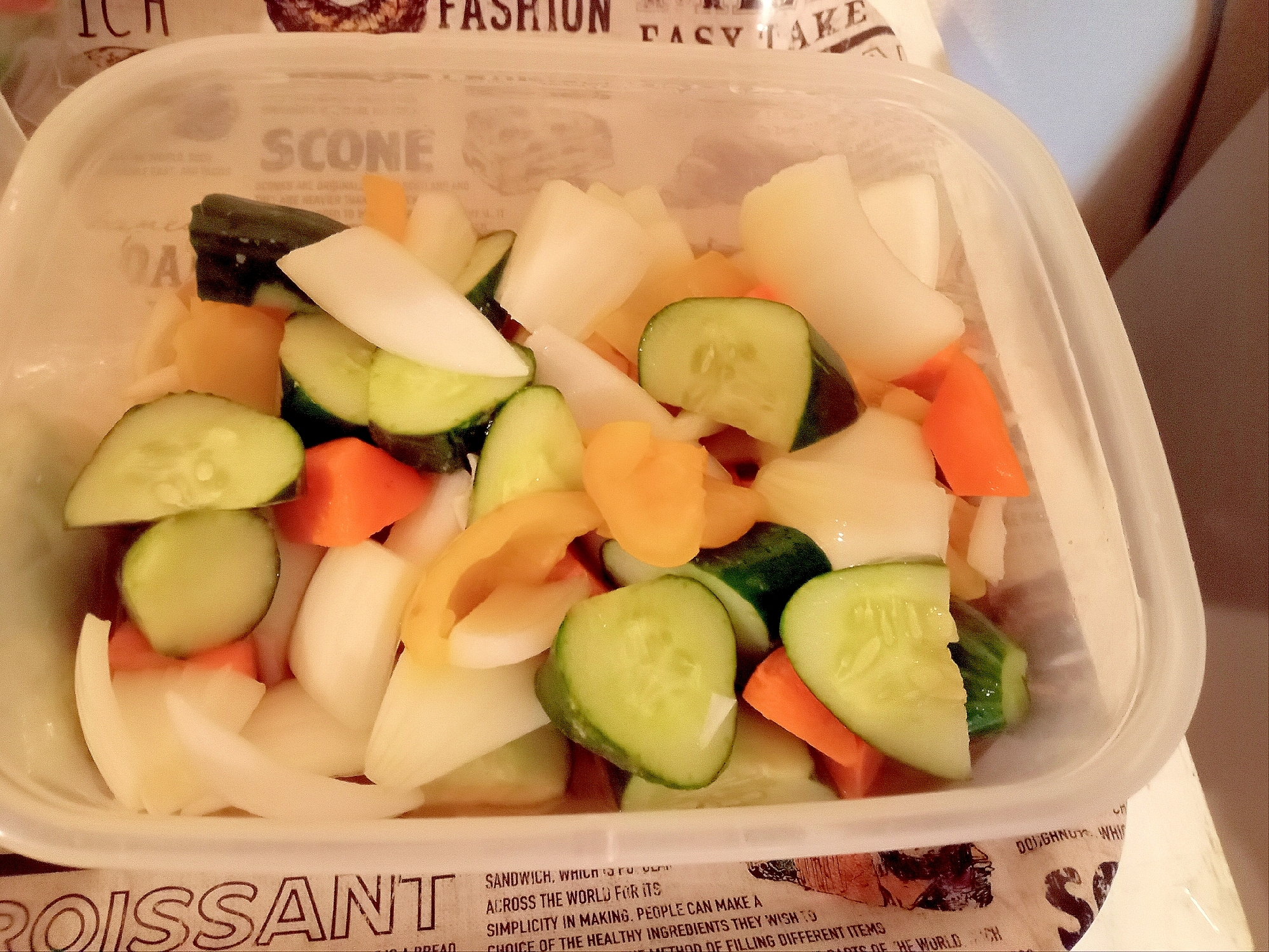 いろいろ野菜の甘酢漬け