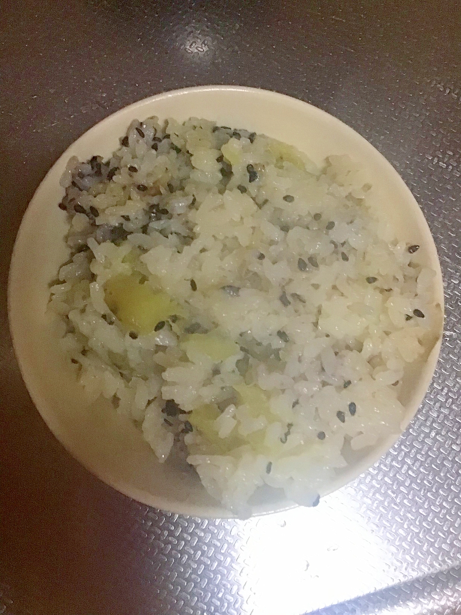 サツマイモの炊き込みご飯。