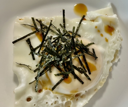 海苔と醤油の目玉焼き