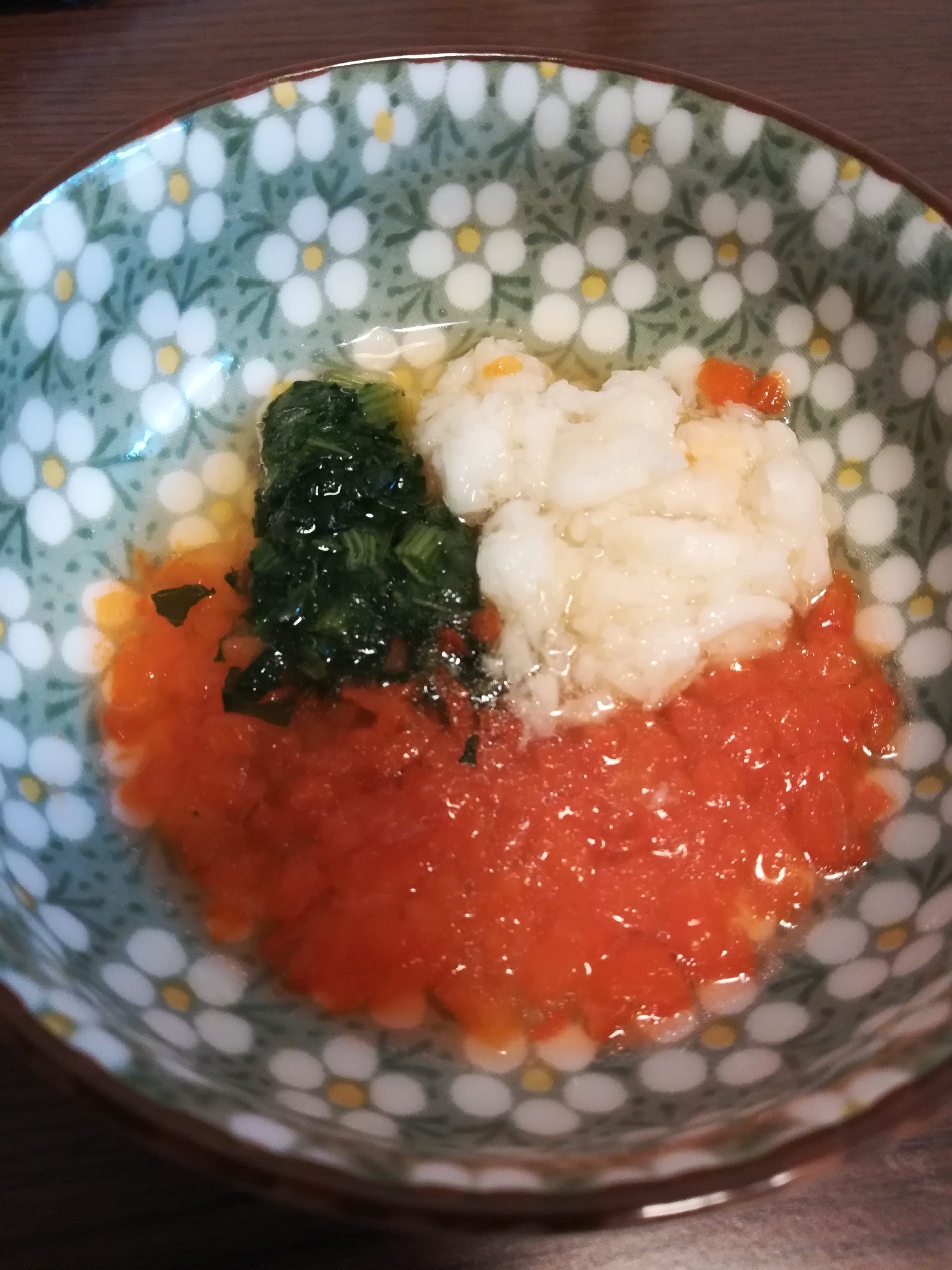 離乳食中期★ヒラメの野菜ソースかけ