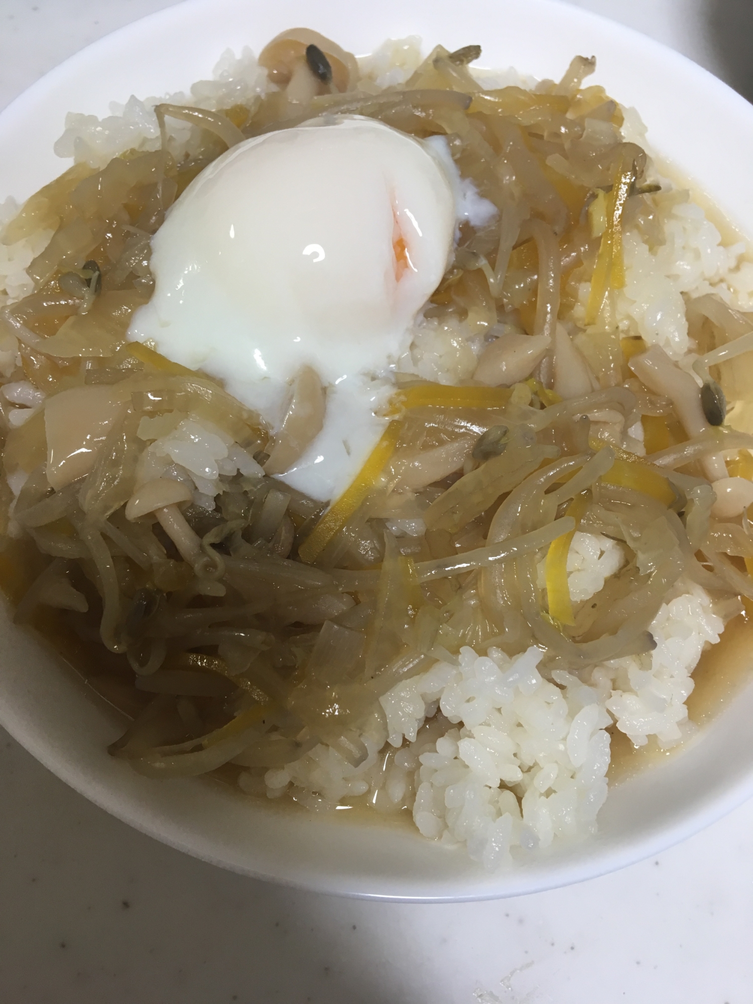 温玉のせ☆野菜あんかけ丼(^○^)