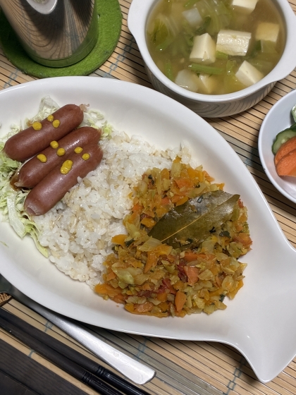 ベジタブルカレー（ドライカレー）