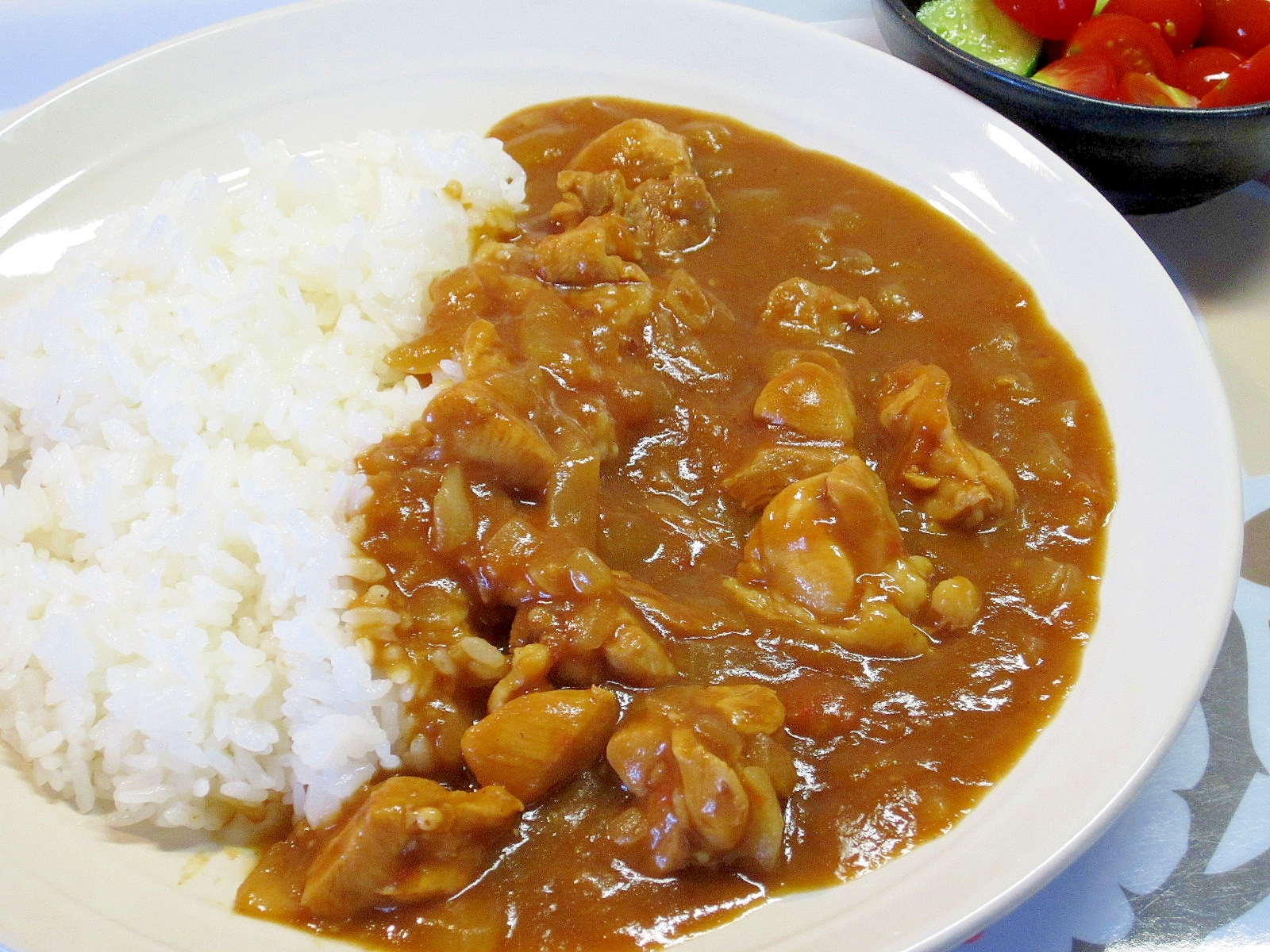 簡単バターチキンカレー★市販のルウと意外な材料で！