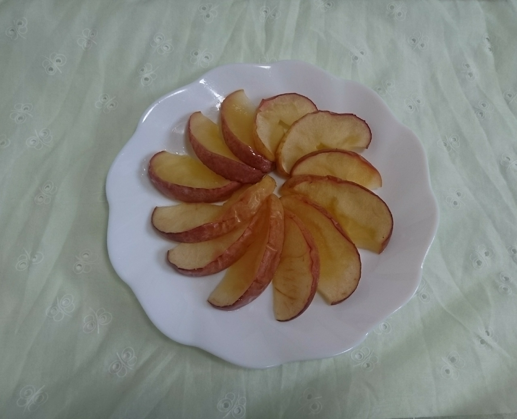 アップルパイ風～✨焼きりんごレンジで簡単コンポート