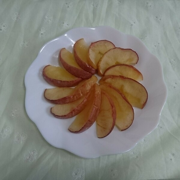 アップルパイ風 焼きりんごレンジで簡単コンポート レシピ 作り方 By あきちゃんで す 楽天レシピ