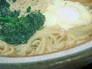 お鍋の翌日 半熟卵の鍋焼きうどん レシピ 作り方 By Sundisk 楽天レシピ