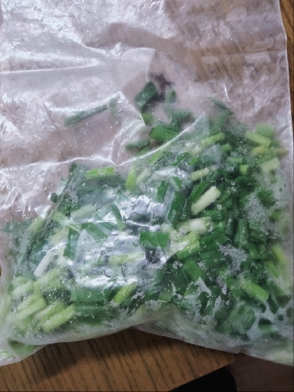 大根葉の冷凍保存ꕤ生のままor塩茹で