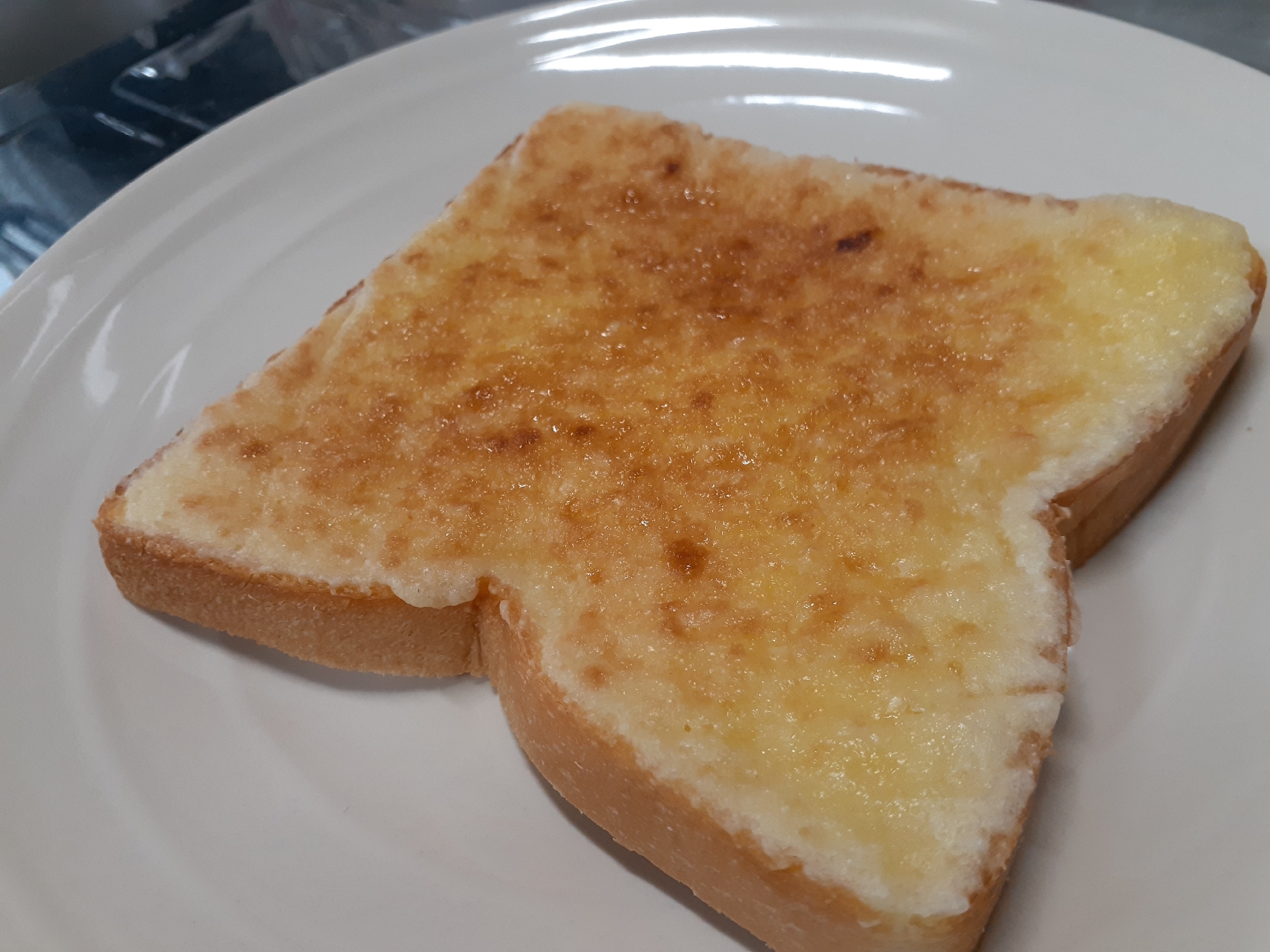 食パンで簡単!メロンパン風トースト!