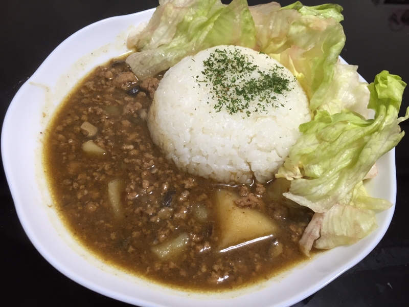 和風キーマカレー