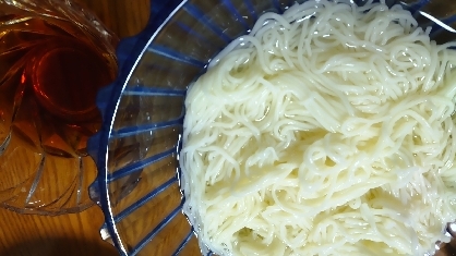 ゴマ油香る素麺