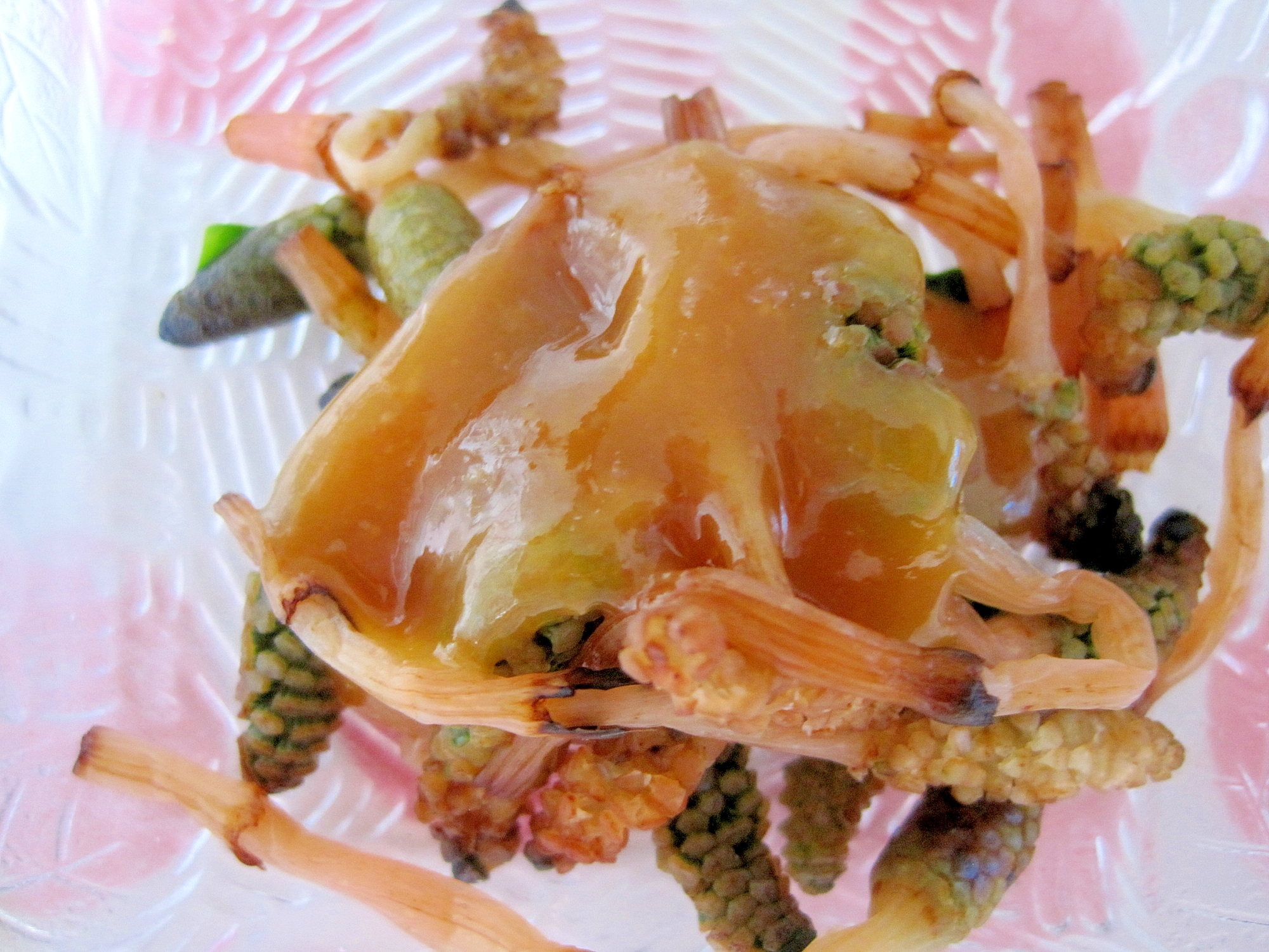 つくしの酢みそかけ