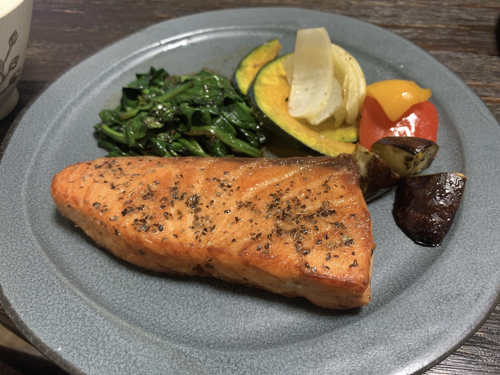 サーモンのムニエル ホウレン草バターソテー レシピ 作り方 By Spa 楽天レシピ