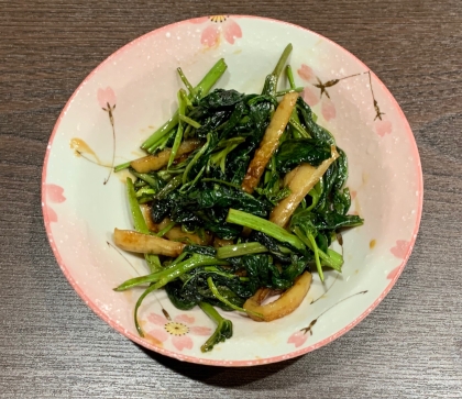 空芯菜をいただき作りました。
美味しかったです♪