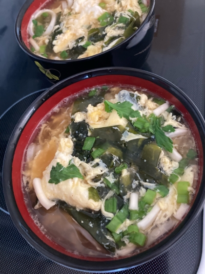 風邪の時はコレ！簡単フワフワあんかけ卵とじうどん