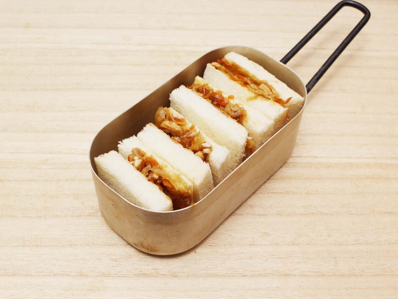 栄養バランス抜群の新サンド！「肉野菜炒めサンド」