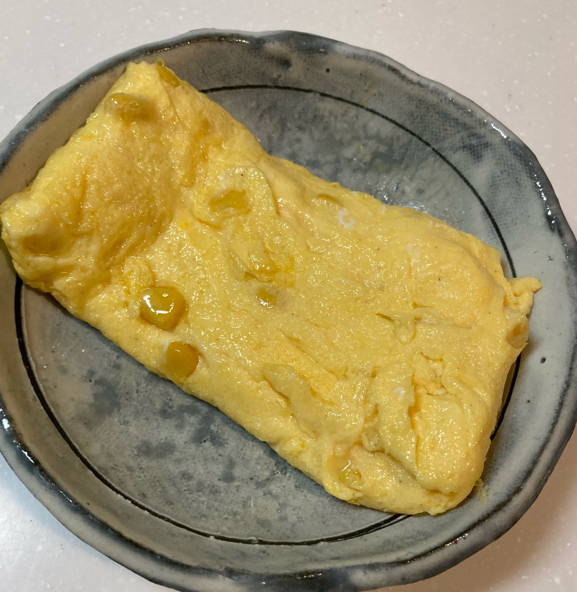 シンプル　コーン入りの卵焼き　　バター風味