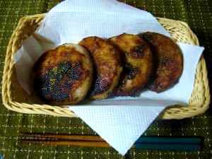 炊飯失敗ご飯リカバリー　お焼き風