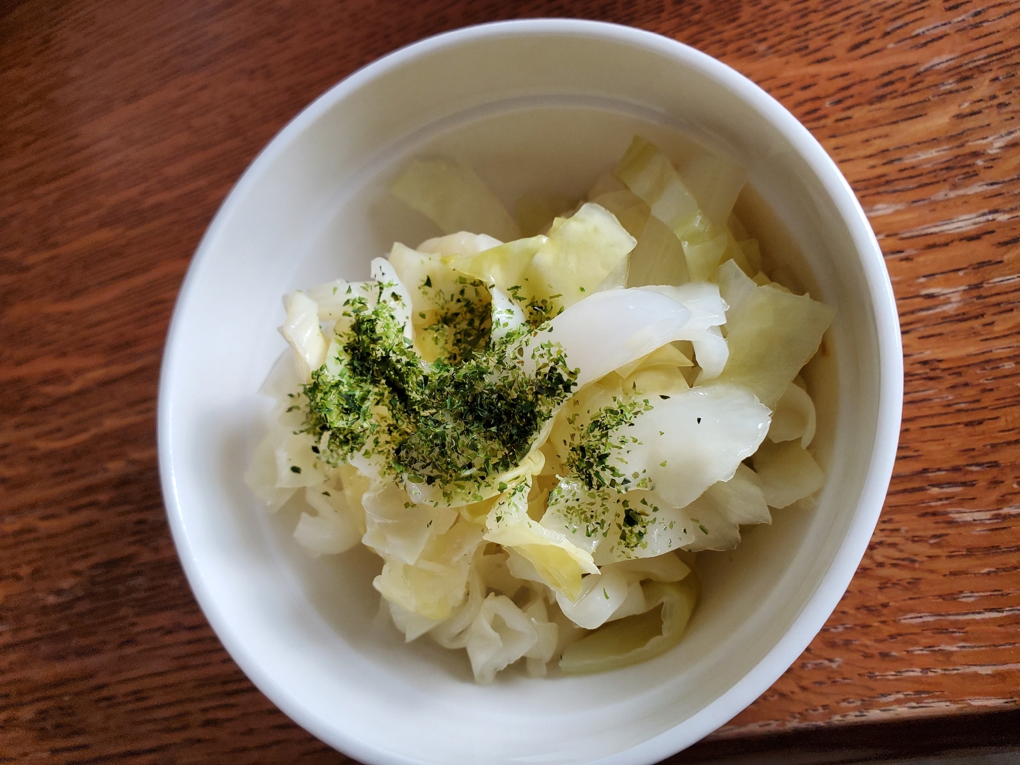 キャベツのゆず醤油和え