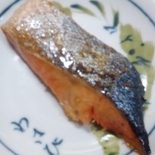 甘塩鮭のオリーブオイル焼き