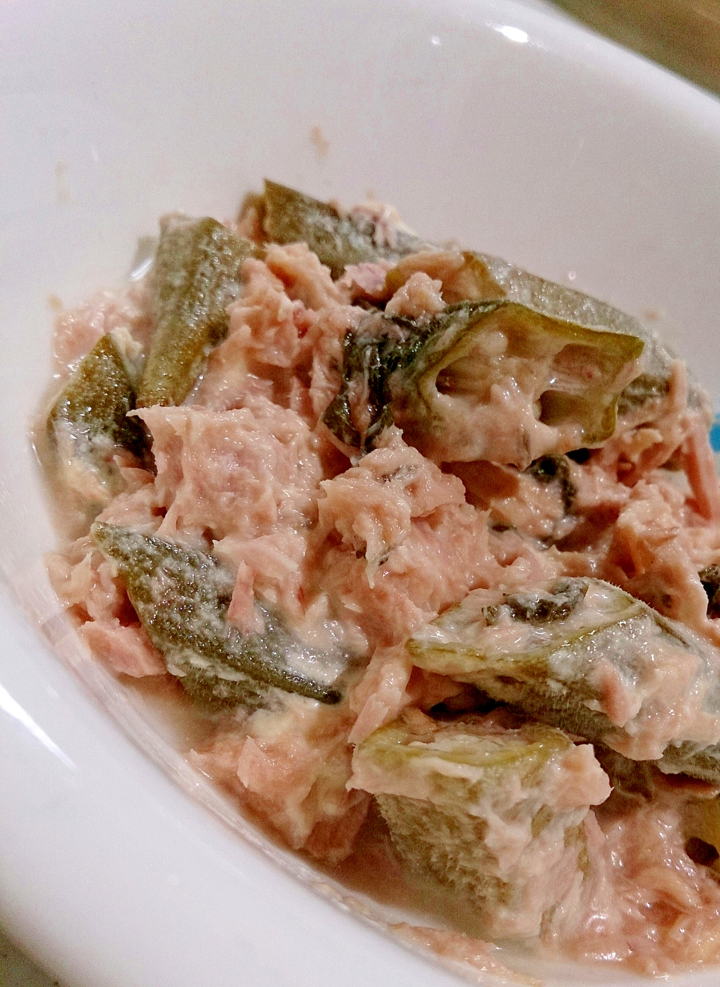 おくらのツナの大葉マヨネーズ和え レシピ 作り方 By Hideok8 楽天レシピ