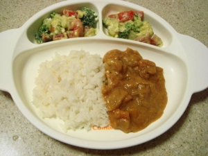 大人のカレーから作る　子供用カレー