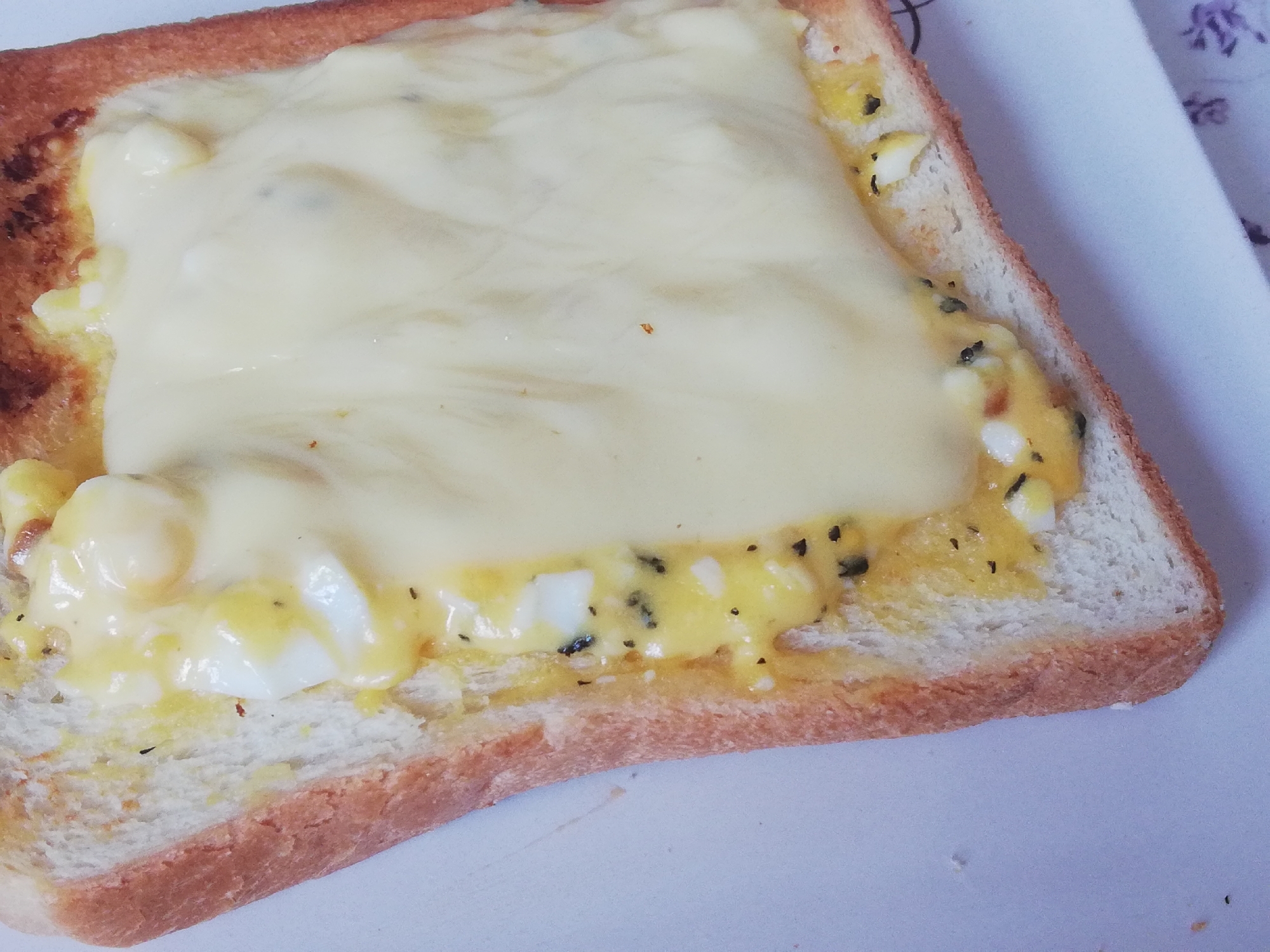 美味しくバランスアップ♪簡単タルタルチーズトースト