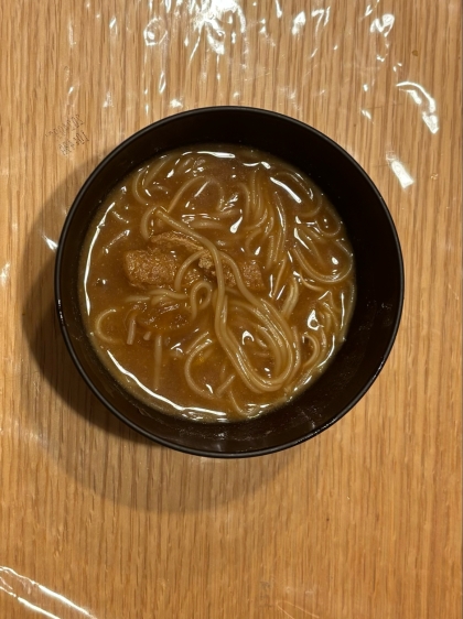 素麺を乾麺のままお味噌汁に入れて手間いらず