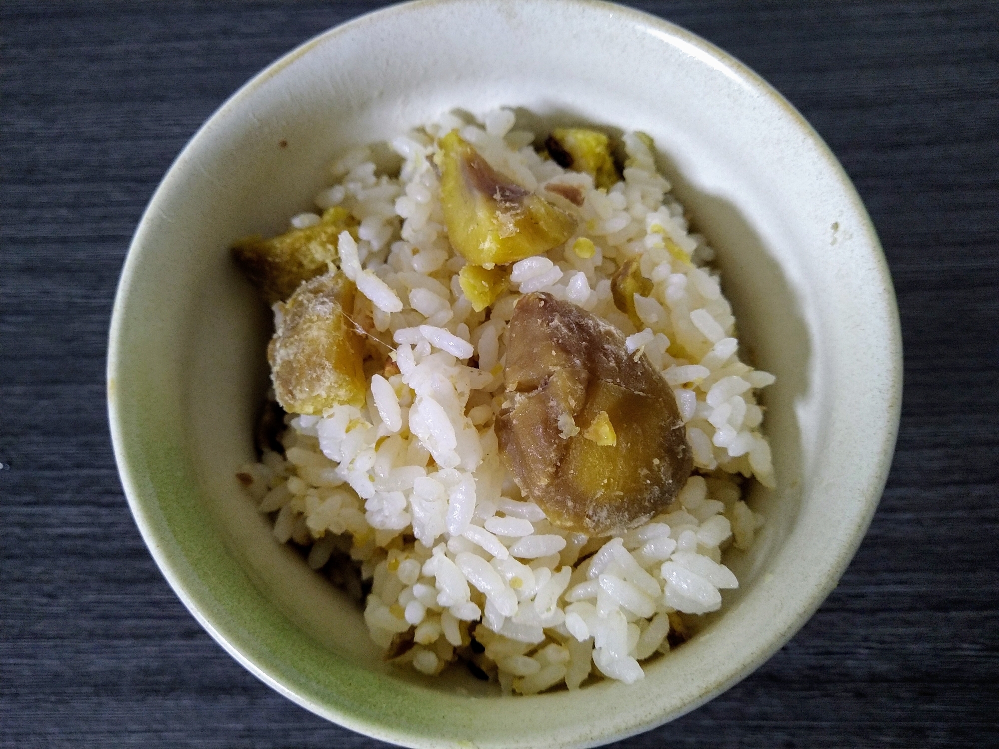 ゆで栗を使った栗ご飯