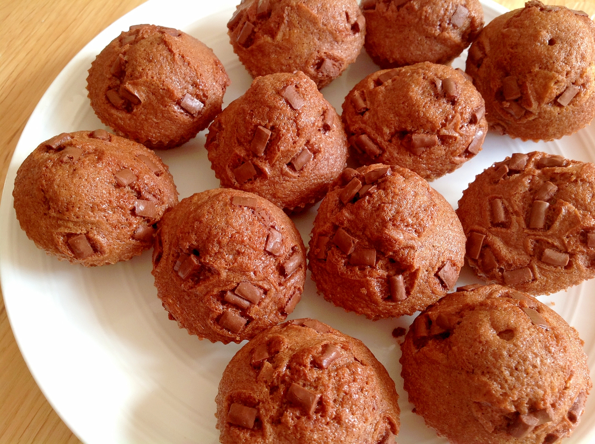 オレンジ風味のチョコマフィン