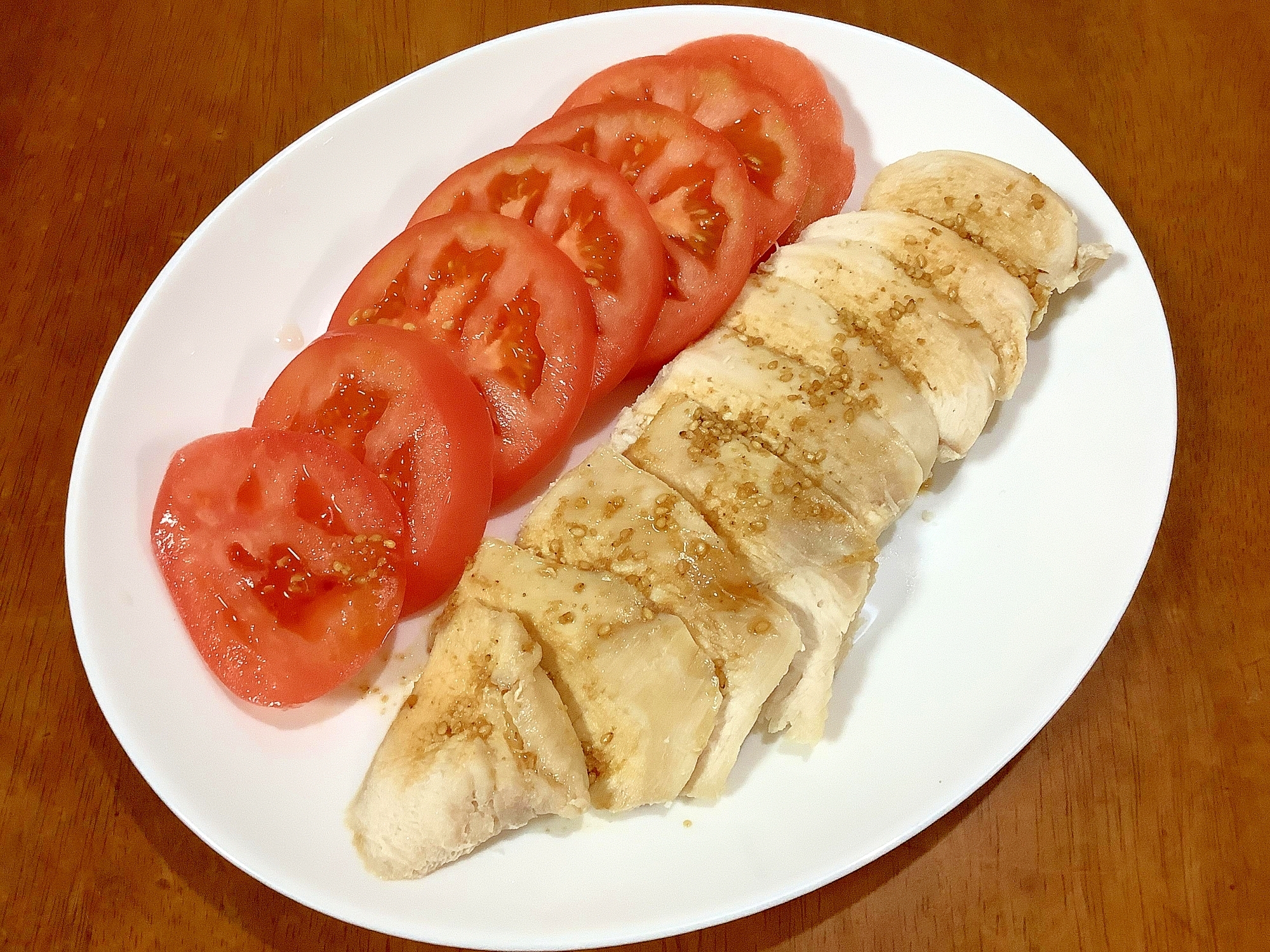 蒸し鶏をレンジで簡単に