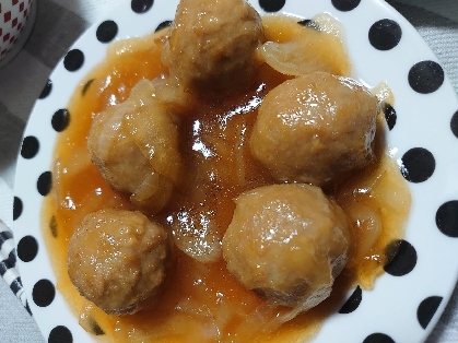 業スーの冷凍玉ねぎ、肉団子で作りました！美味しかったです★