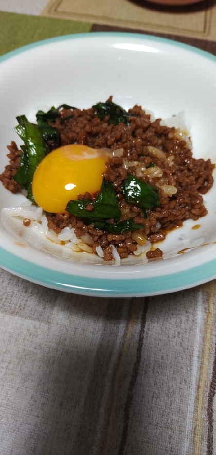 痺れるように辛くて旨い！坦々丼