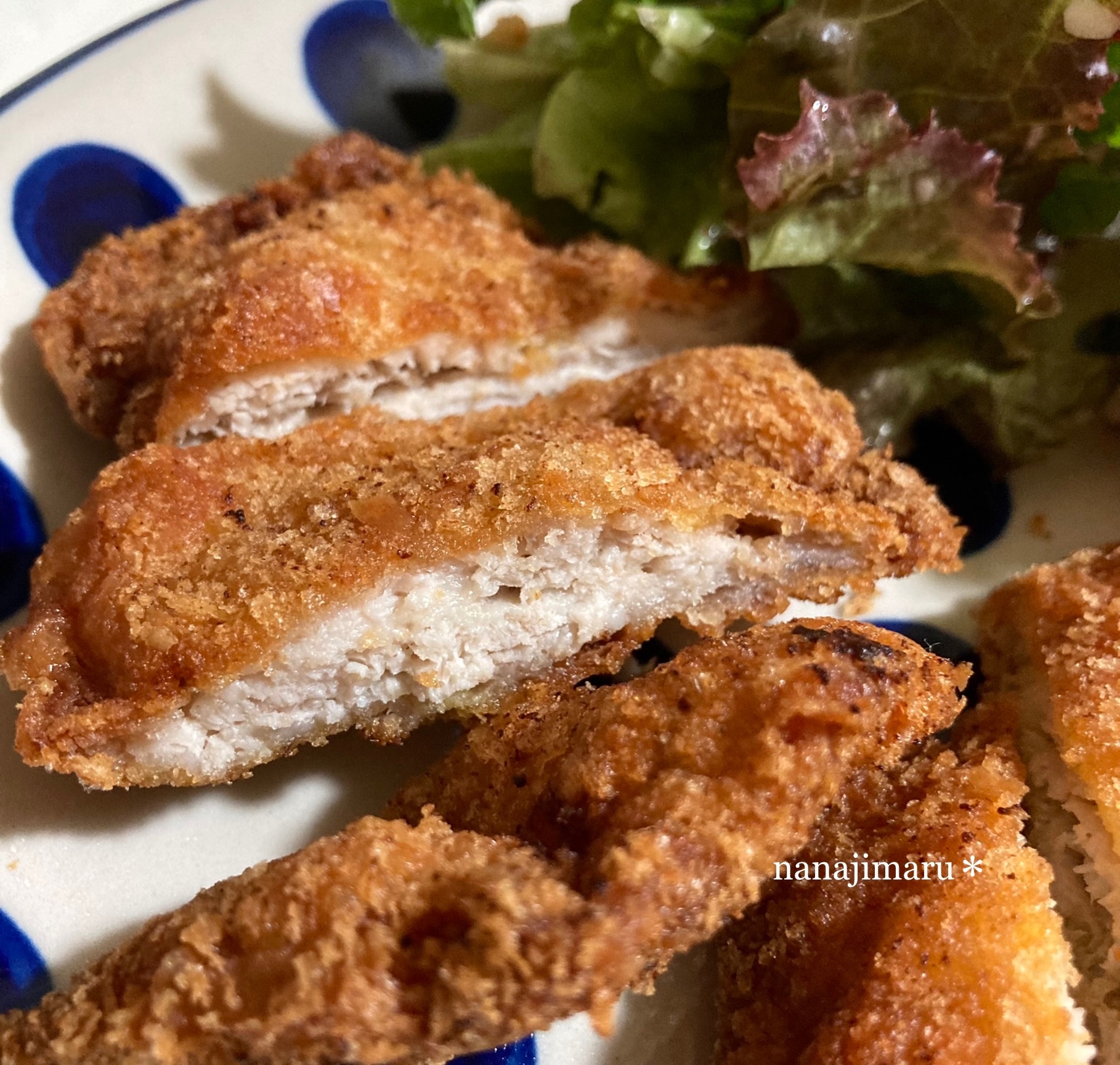 豚ロース薄切り肉で作る☆やわらかトンカツ