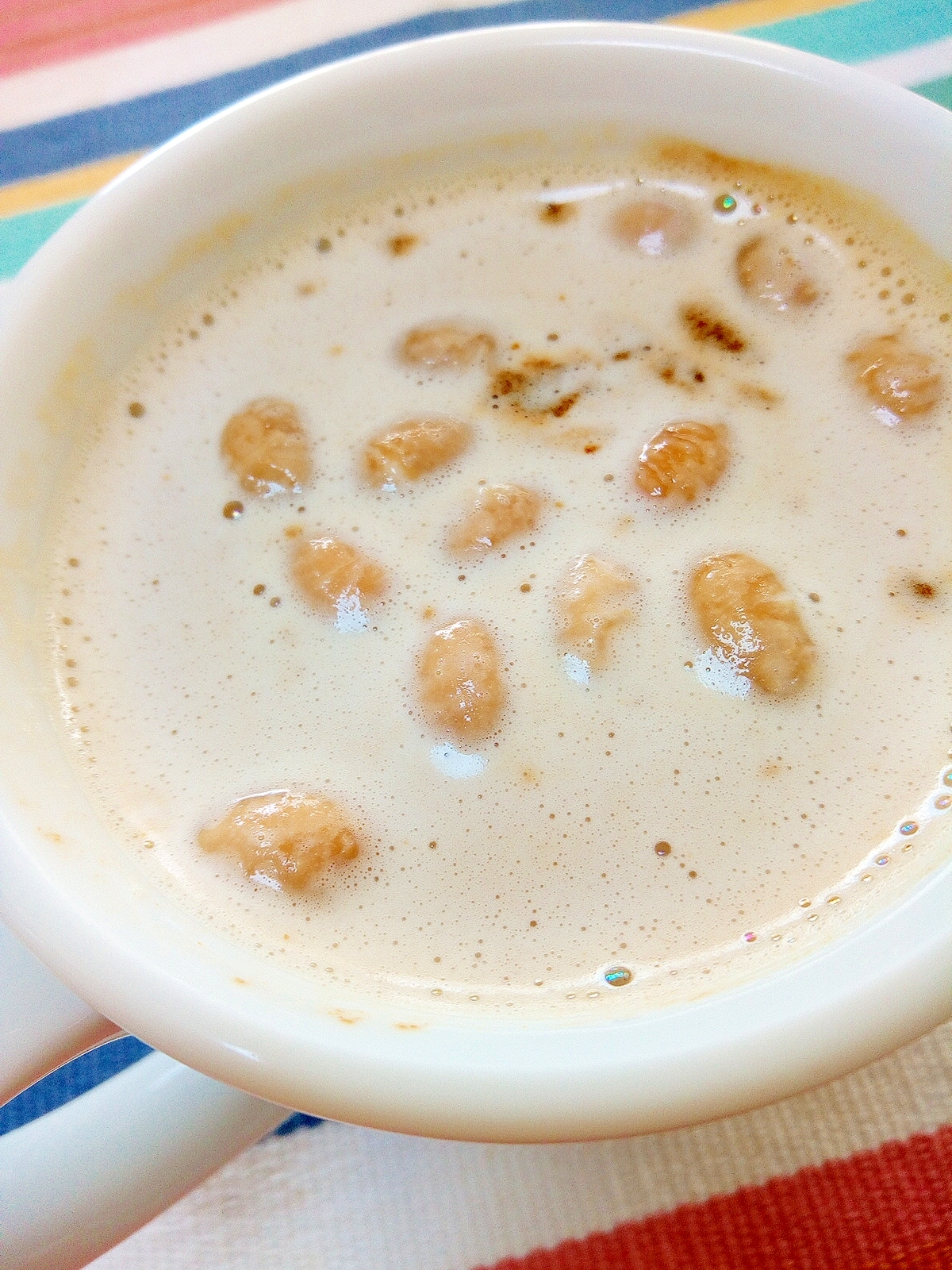 ホッと☆ソイ風味カプチーノ♪