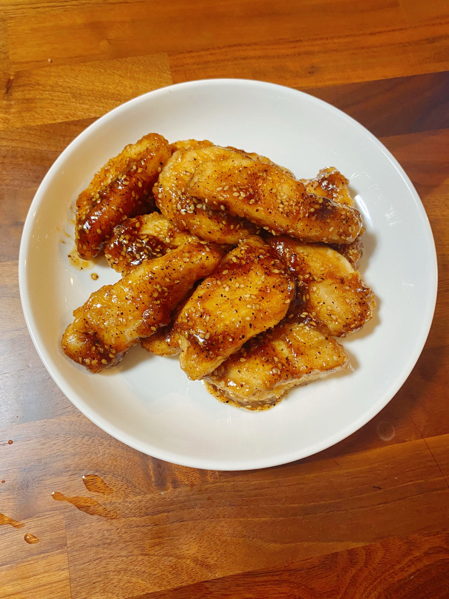 鶏むね肉の甘辛焼き