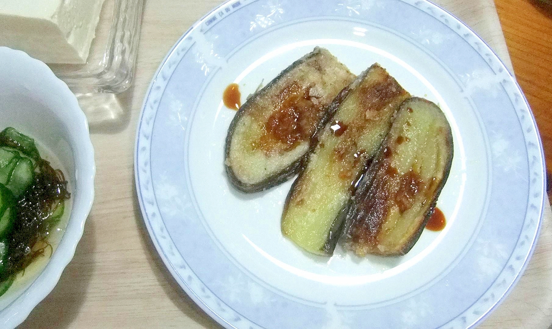 ナスのソテー生姜醤油