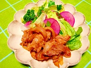 下味もフライパン一つ☆豚肉と玉葱炒め