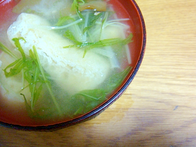 水菜の味噌汁