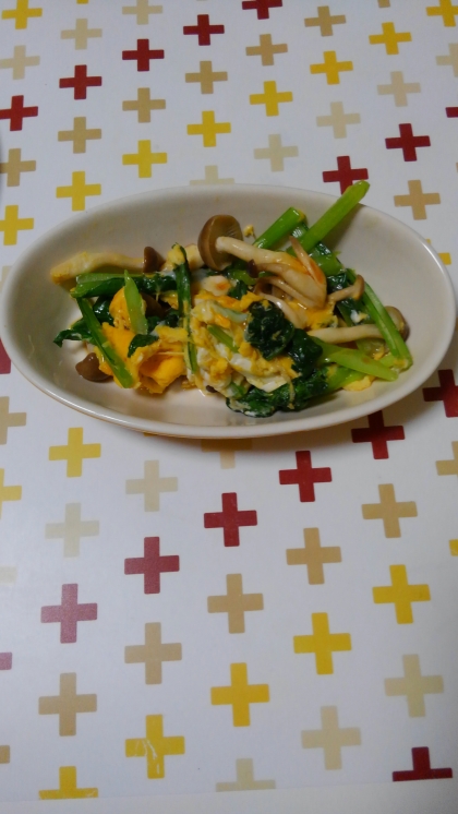 えのきも入れました。
簡単にできて彩りも綺麗でいいですね。