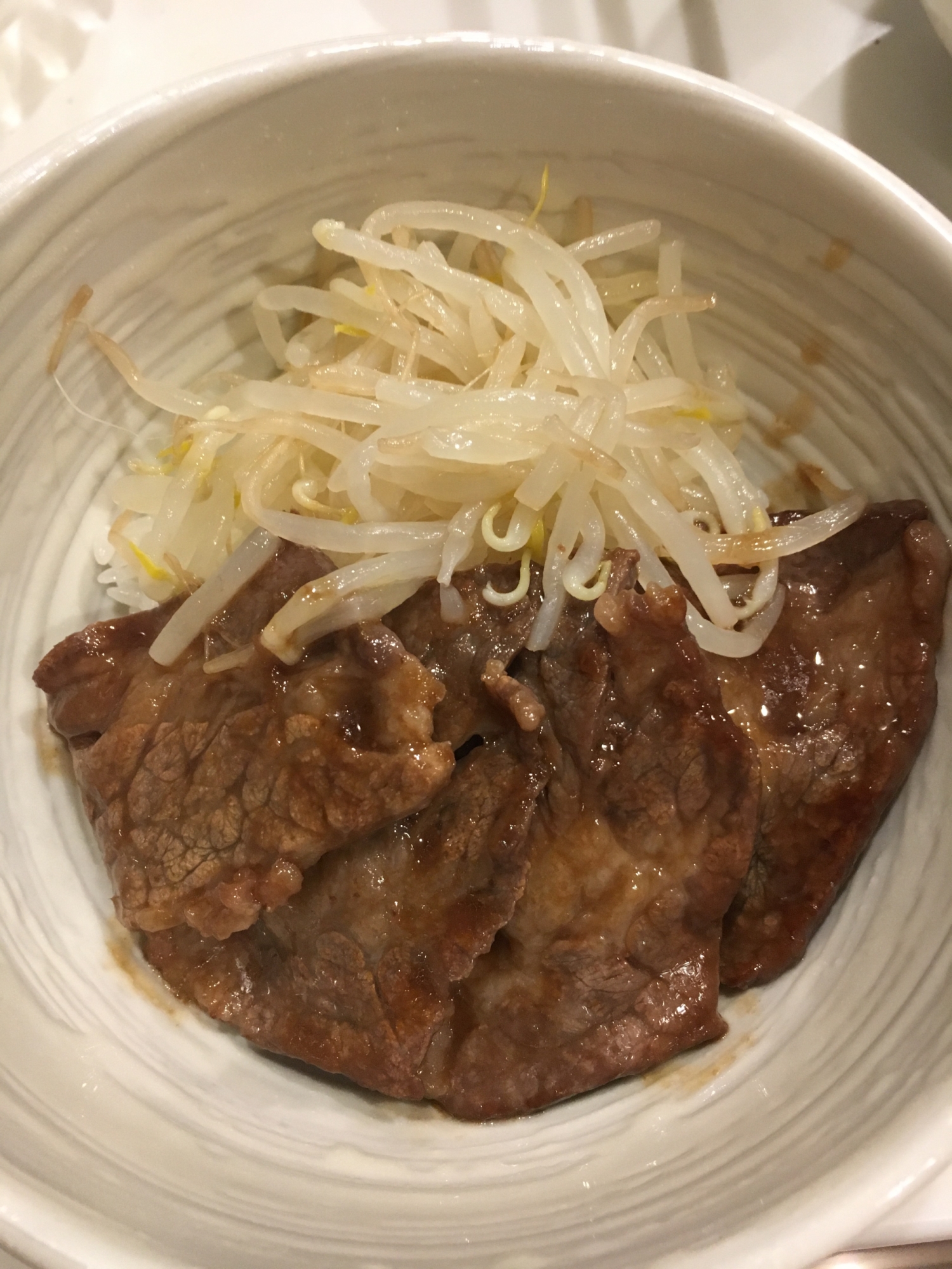 シンプルカルビ丼