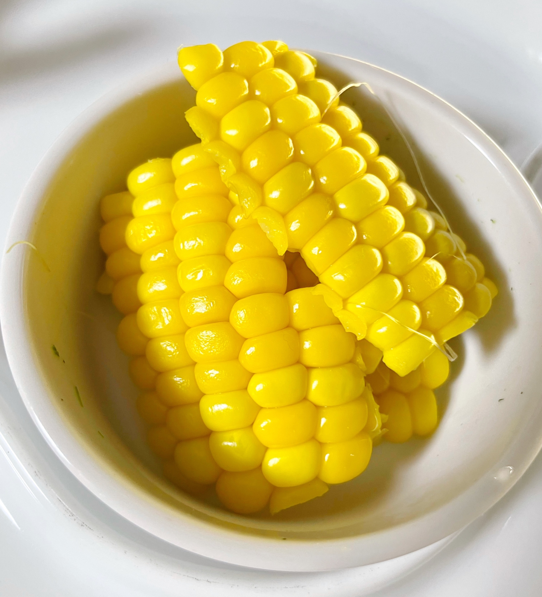 電子レンジで作るとうもろこし