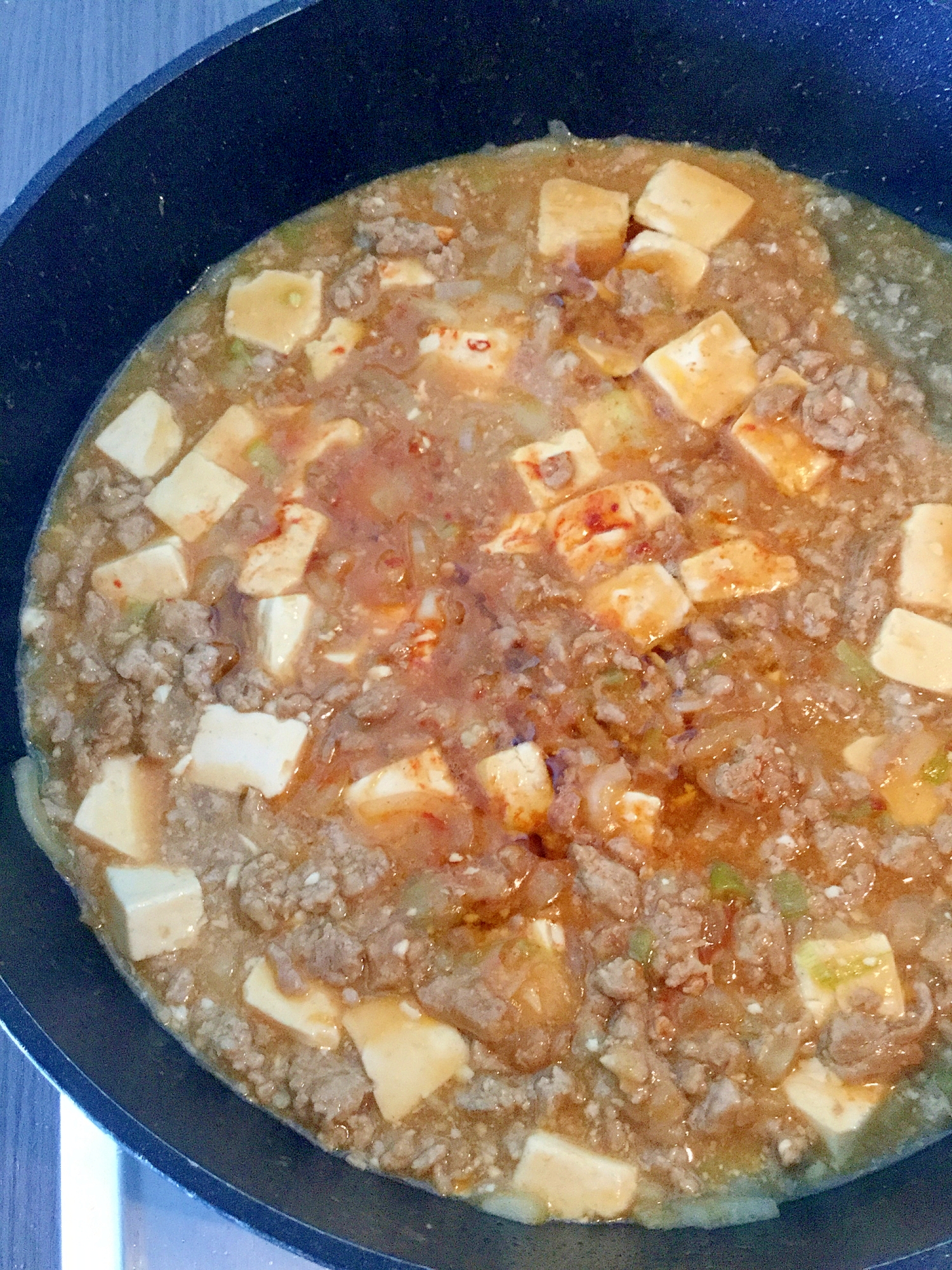 家にある調味料で！辛くないこくうま麻婆豆腐