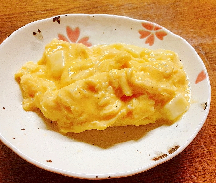 お弁当に☆卵1個のチーズスクランブルエッグ