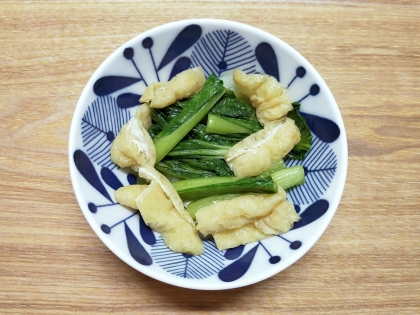 レンジで小松菜のお浸し