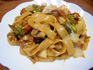 ☆マヨネーズで☆簡単こってり焼きうどん(きしめん)