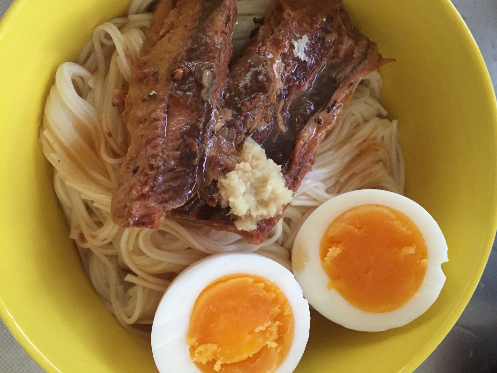 生姜風味の簡単♪混ぜそうめん