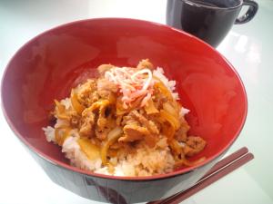 簡単豚丼 ☆ あっという間のかんたんランチ