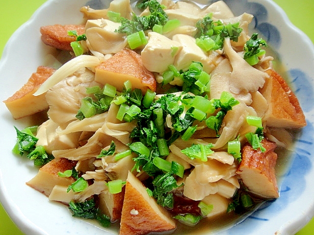 豆腐と舞茸さつま揚げの煮物